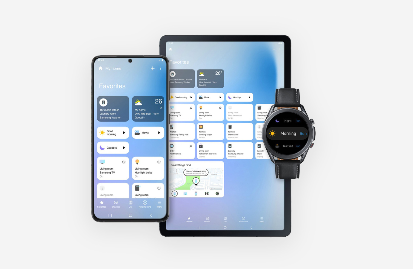 Smart Things <br> app