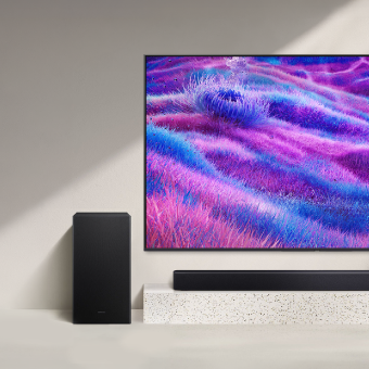 Vaizdo ir garso technologijos „Samsung“ salonuose