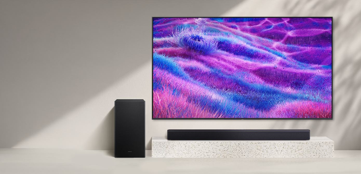Vaizdo ir garso technologijos „Samsung“ salonuose