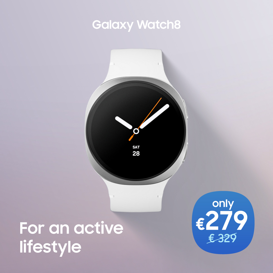 Galaxy Watch8 – perfect for the summer rhythm, at a special price!